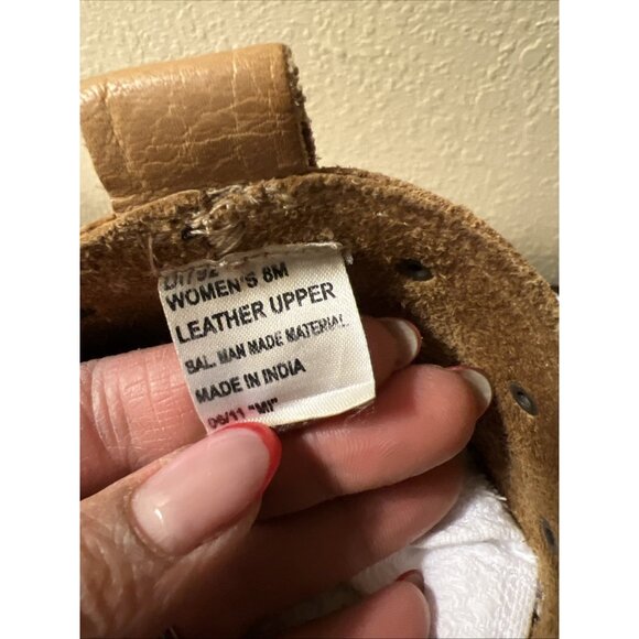 VTG Dingo Brown Studded Heeled Western Cowgirl Boots Size 8 Women’s - Picture 2 of 9